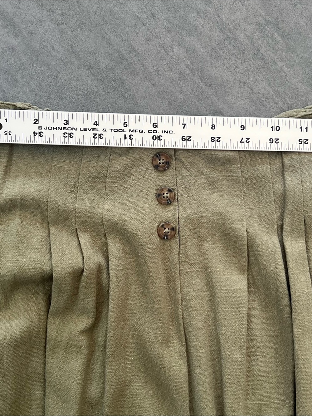 Sienna Sky Light Olive Army Green Wide Leg Pull On Linen Blend Pants Size Medium - Picture 10 of 12